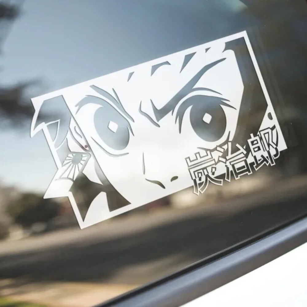 DemonSlauer Tanjiro Vinyl Decal Laptop Sticker Car Decal
